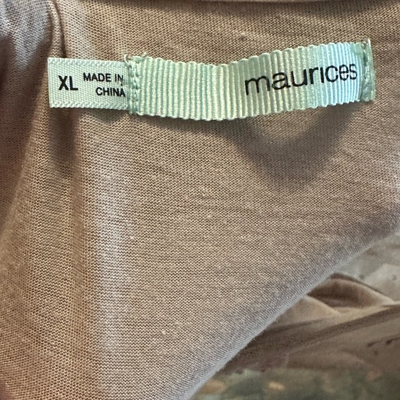 Maurice’s sheer embroidered woman’s long sleeve blouse - Picture 5 of 10